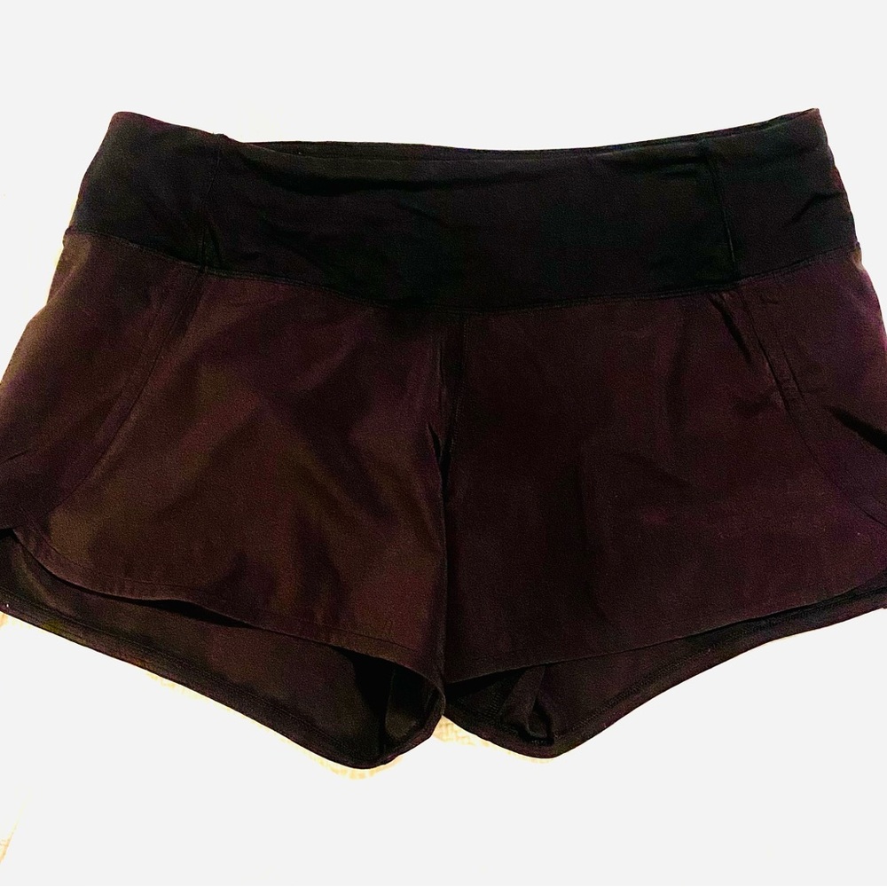 Lululemon Shorts Black size 8.Either Hotty Hot or Speed Up. see photos